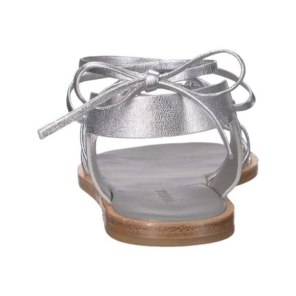 VINCE. Womens Silver Strappy Palmera Round Toe Leather Slingback Sandal 5.5 M - Picture 2 of 4